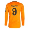 Maillot à Manches Longues Real Madrid Mbappé 9 Extérieur 2024-25 Pour Homme